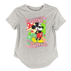Disney Mickey‎ Mouse Girls Large Graphic Oversized Pink Cartoon Retro Aesthetic